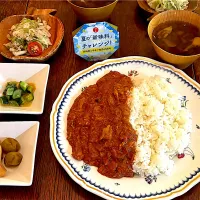 晩ごはん♯カレー🍛♯日の出みりん|小松菜さん