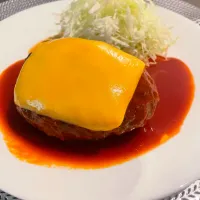 今夜はチーズハンバーグー！|めんちゃんさん