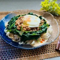 「モロヘイヤの豆乳担々麺」|バシュランさん