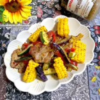 豚肉のチミチュリ焼き🌻