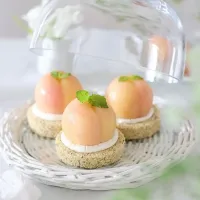 まるごと桃のケーキ|4nabecoさん