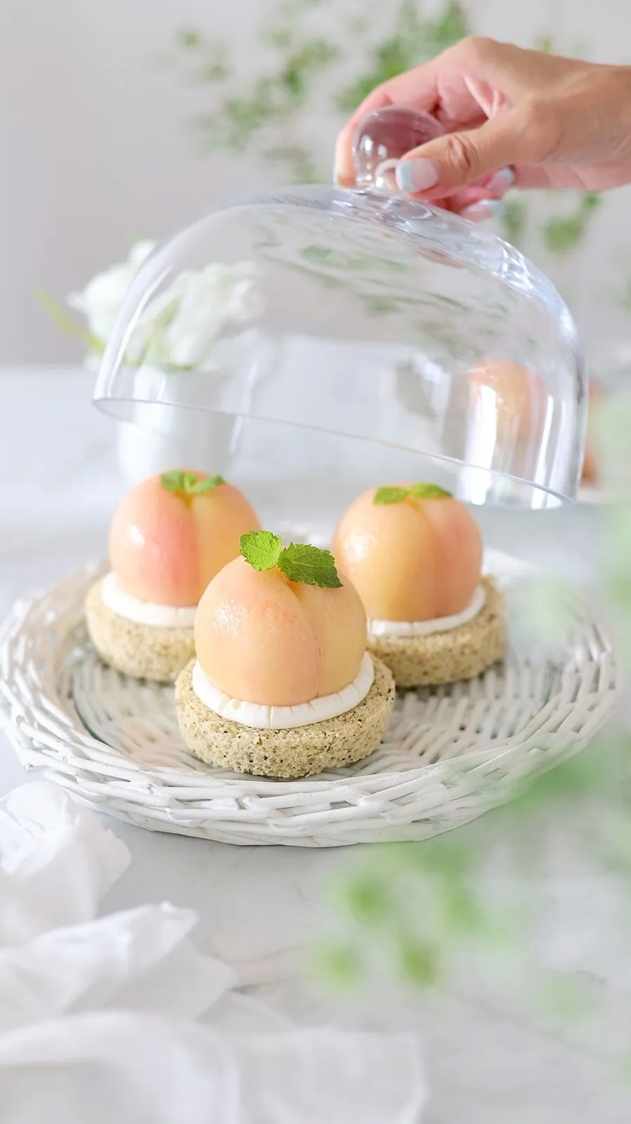 まるごと桃のケーキ|4nabecoさん