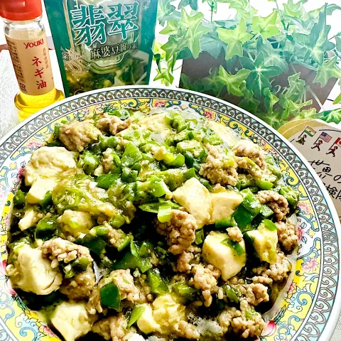 「翡翠麻婆豆腐の素」を使ってみたSnapdishの料理・レシピ写真:🌺🌺Foodie🌺🌺さんの料理 パパ氏さんの料理 ユウキさんの新商品 翡翠麻婆豆腐💚