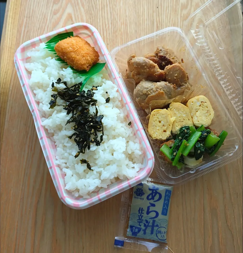 使い捨て容器のお弁当|みわさん