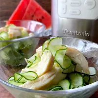 ビタントニオde鶏ハムからの〜きゅうりの酢の物🥒|9421beruさん