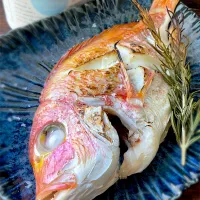 釣り魚🎣レンコダイのマヨルカ島の塩で塩焼き|9421beruさん