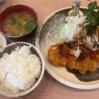 とんかつ&なめこ汁|takashiwagaさん