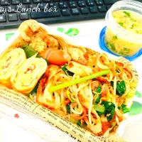 THE沖縄☀🌊 コンビーフもやし炒め弁当|TakeBooさん