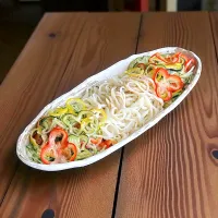 サラダ風の水沢風うどん|りょうりょうさん