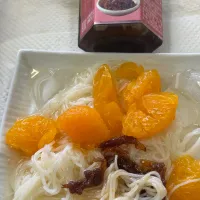 🐧ペンギン2さんの料理 ハチワレそうめん（みかんそうめん）| 🐧ペンギン2さん