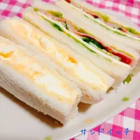 途中でつまむ用♬サンドイッチ|あんみっちゃんさん