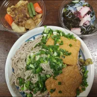 冷やしきつね蕎麦|アクちゃんさん