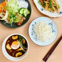 レトルトカレーでカレーつけ汁そうめん|FIKA789さん