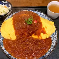 チーズミートオムライス|おにくにくさん