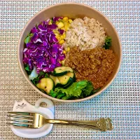キーマカレーサラダ|にゃあ（芸名）さん