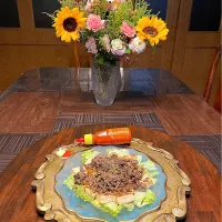 牛肉麻婆豆腐＊シラチャーマヨ