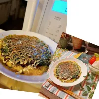 冷凍シェフレンジ で お好み焼き|meg*ˊᵕˋ*megさん