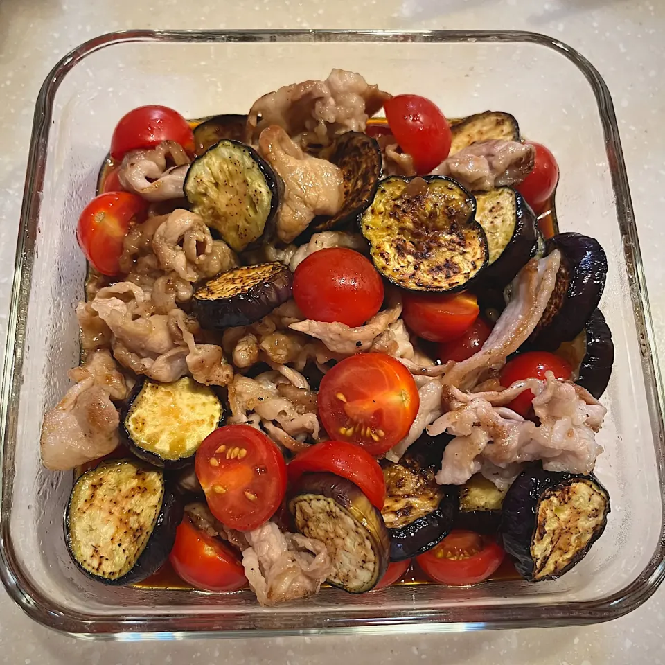 夏野菜と豚バラのマリネ|ほのみさん