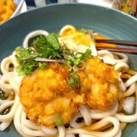 冷やし天ぷらうどん|シュトママさん