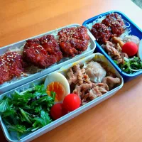 次男・私弁当|tamagomagomagoさん