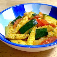 ヤングコーンのラタトゥーユ|じゃっきーさん