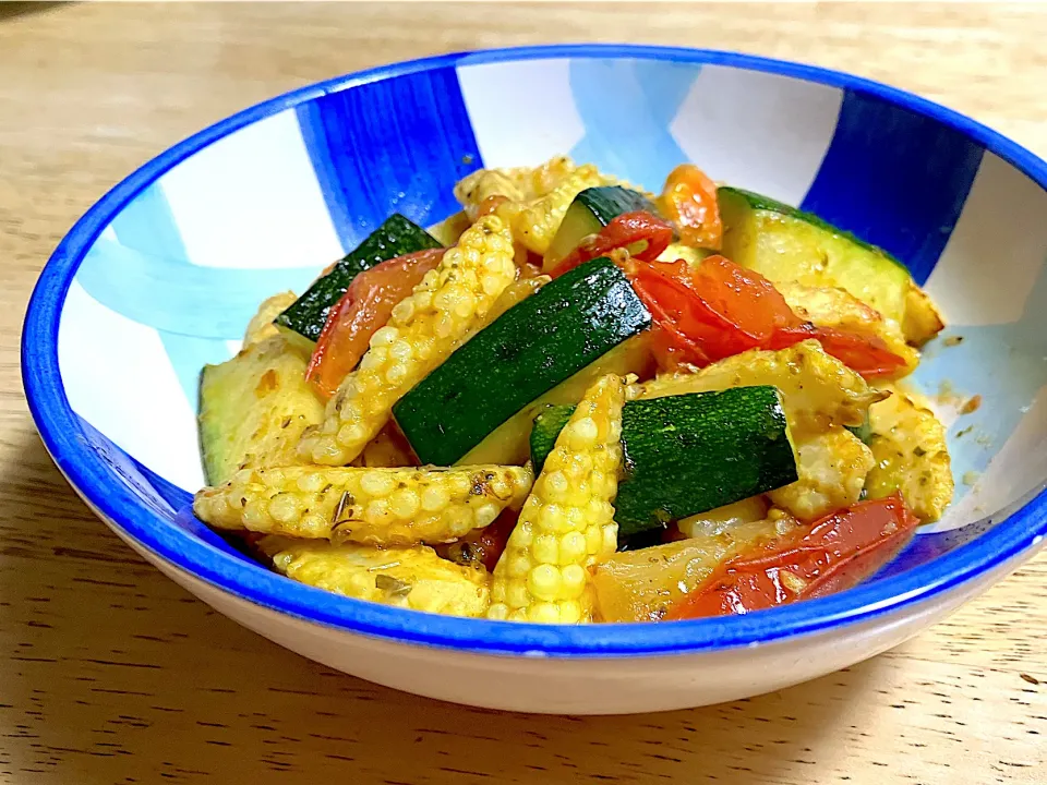 ヤングコーンのラタトゥーユ|じゃっきーさん
