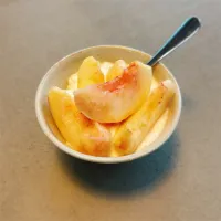 白桃ヨーグルト| かわうそcookingさん