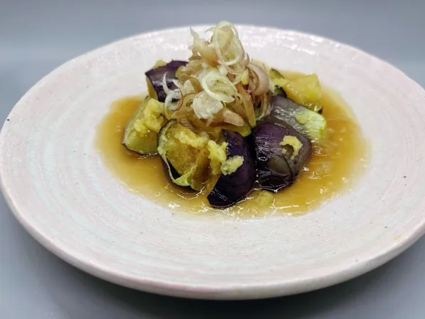 水茄子の冷やし餡掛け|マツケンさん