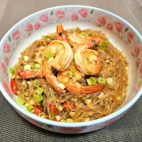 鲜虾炒冬粉