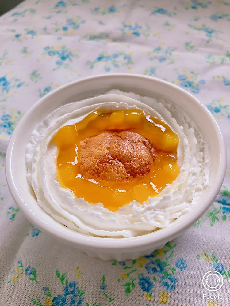 マンゴー🥭スフレチーズケーキ|やっちゃんさん