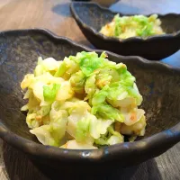 キャベツのにんにく味噌和え|古尾谷りかこさん