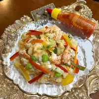 シュリンプ🦐ポテサラ🥗シラチャーレッド| henryさん