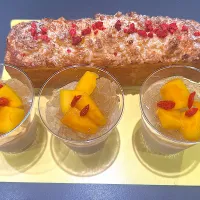 パイナップルとココナッツのパウンドケーキ&ジャスミン豆花|remikoさん