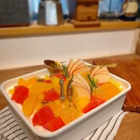 スコップケーキde夏のフルーツショート| みりさん