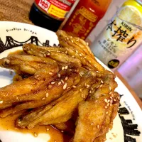 甘辛手羽唐😋🍻💕✨| アイさん