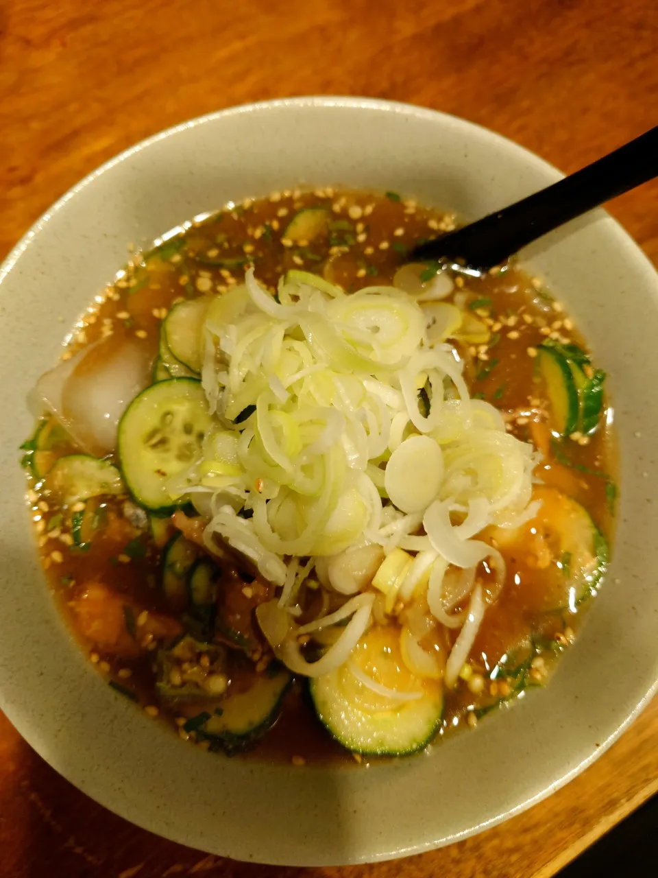 サバ缶で冷や汁|とまさん