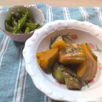 かぼちゃの煮物|ゆずうさぎさん
