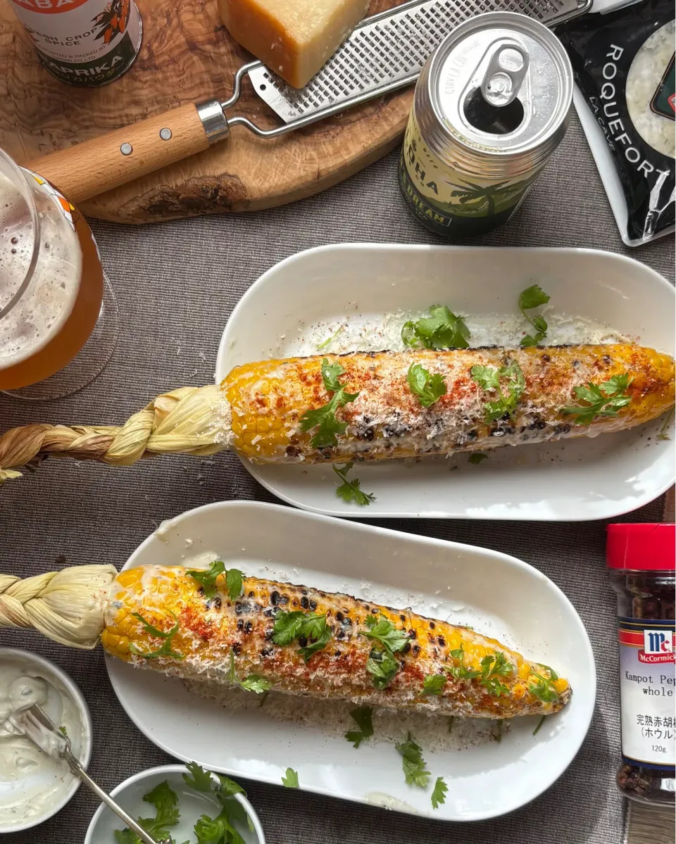 まる(丸大豆)さんの料理 エロテelotes  -メキシカン焼きもろこし🌽🌶🌵|まる(丸大豆)さん