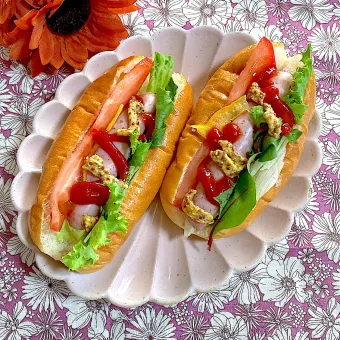 Snapdishの人気料理写真:ドックパン🌻