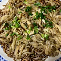 焼き蕎麦のキノコあんかけ|ちいこさん