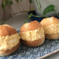 ベーグルで うたかた。さんの料理 銀座みやざわ風たまごサンド
