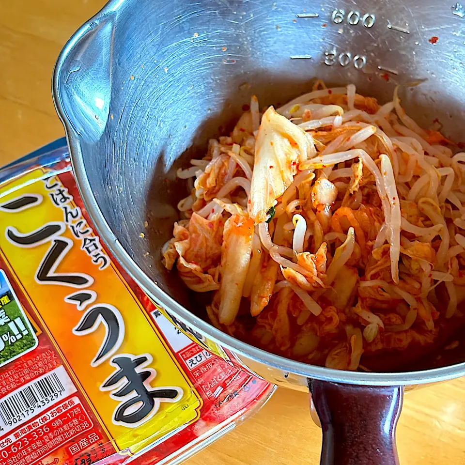 もやしwith白菜キムチ|かすべえ!さん