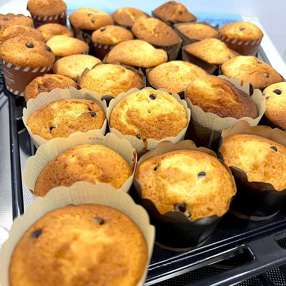 チョコチップ&バナナマフィン🧁|たーたさん