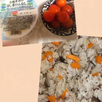夜ご飯続き。液みそ使用炊き込みご飯他