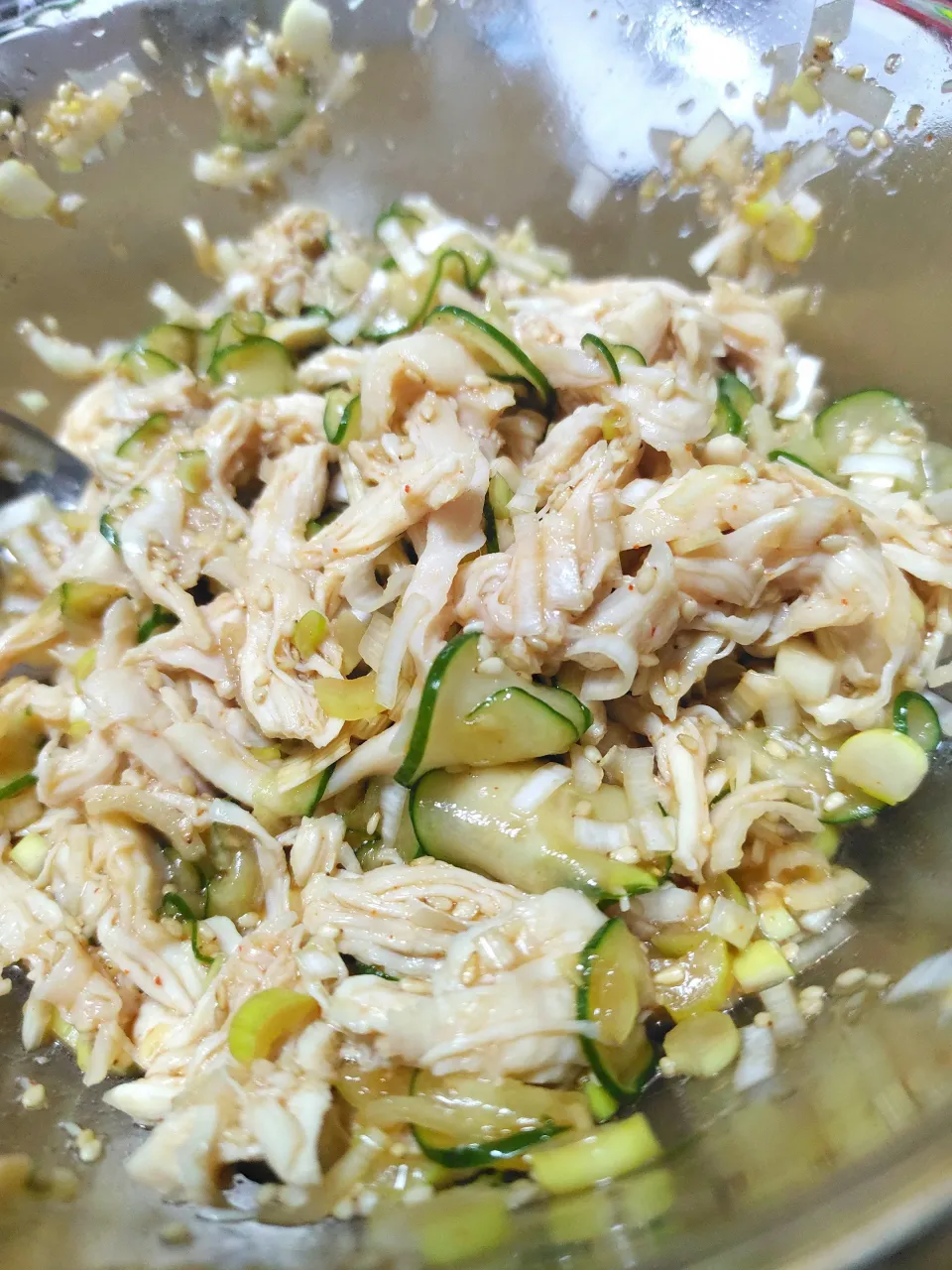 ササミの香味サラダ|福田則夫さん