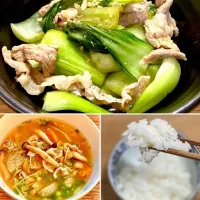 「青梗菜と豚肉のオイスター炒め」
中華風の炒めもので夕飯💦| ばくあんしゃさん