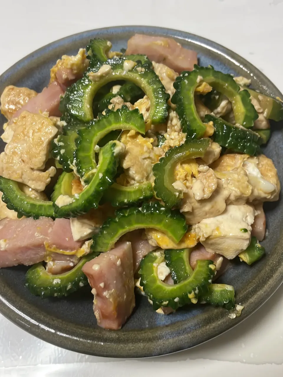 ゴーヤチャンプル|ゆーいちさん