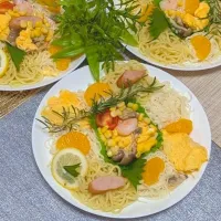 冷やしそうめん|お弁父ちゃん‼️さん