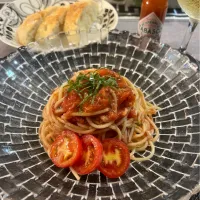 冷製トマトパスタ| adriablueさん
