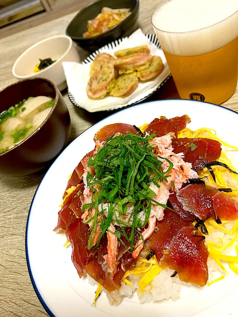 夏はビール一択晩御飯|こもず♪さん